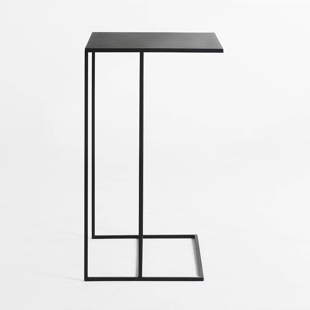 Tavolino laterale SIDER METAL nero