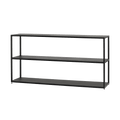 Libreria HYLLER METAL 150x75 - Nero