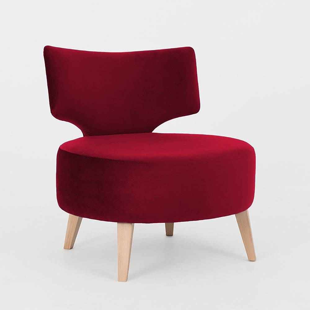 Poltrona FLIPPIN - cranberry naturale