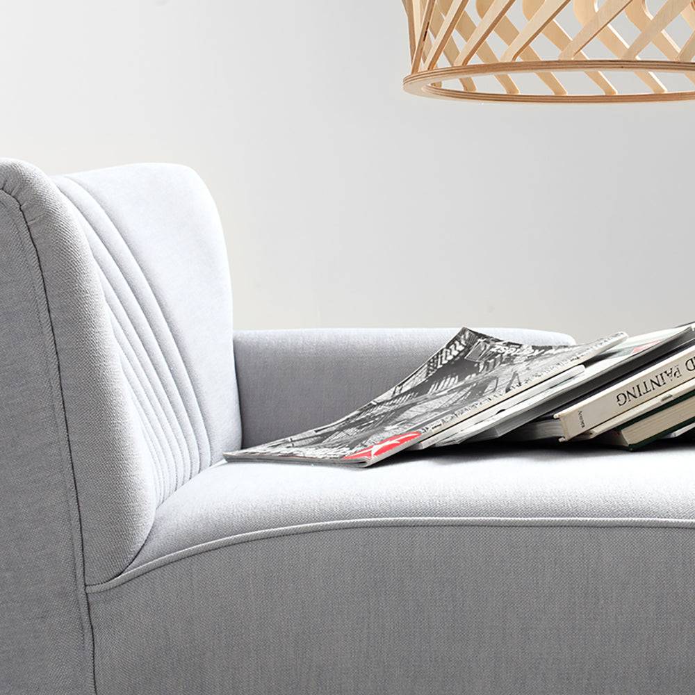 Chaise Lounge HARRY P - Polvere, naturale