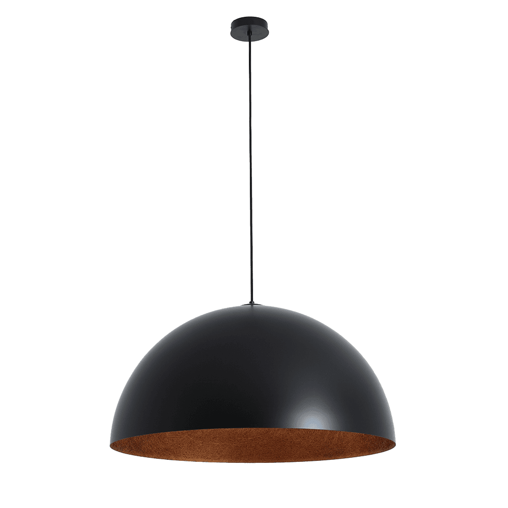 Plafoniera LORD 70 - Rame e Nero