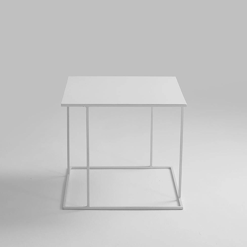 Tavolino WALT METAL 50 - Bianco