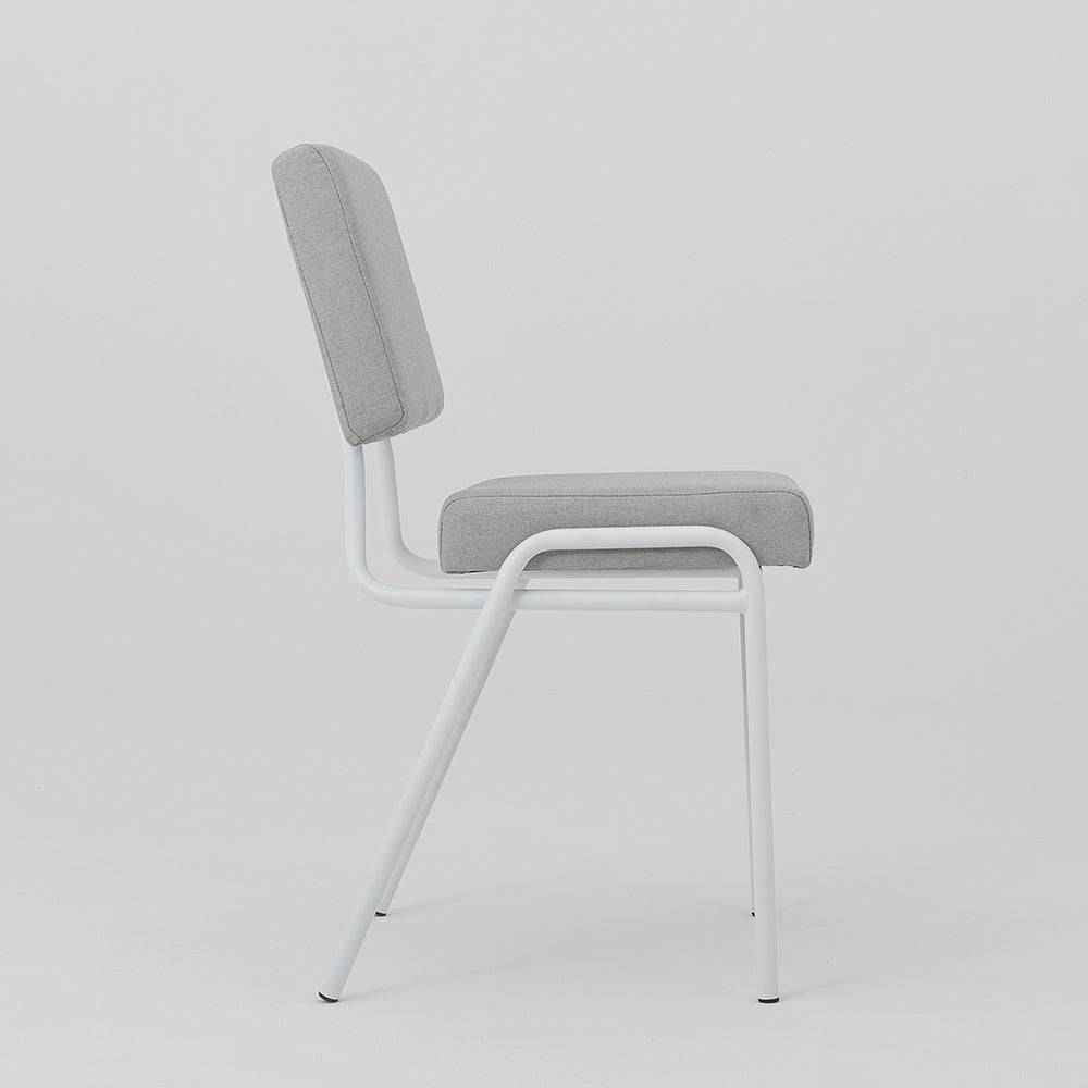 Sedia SIMPLE - platino, bianco