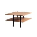 Tavolino RAVE BASIC 80 - quercia, nero