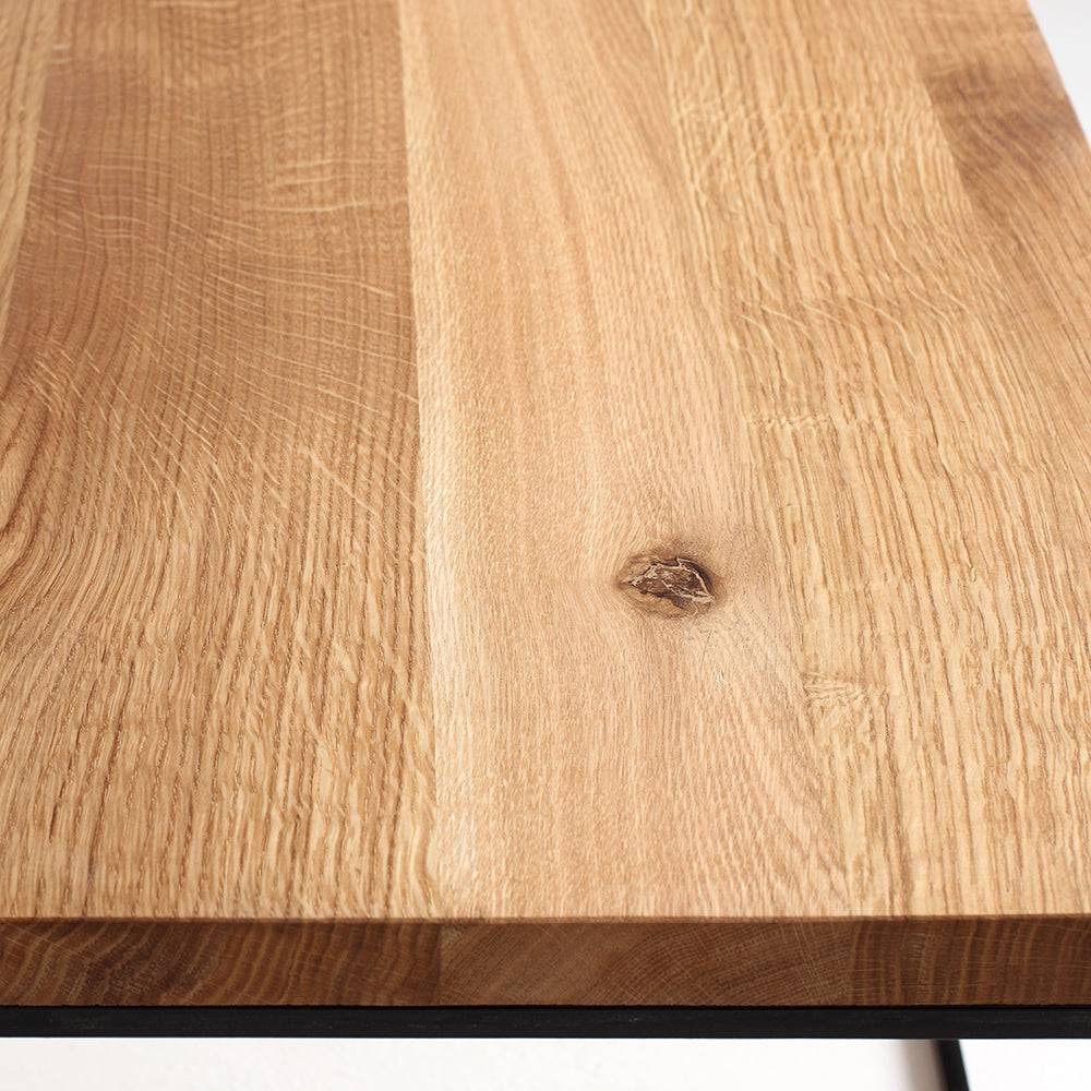 Tavolino Tensio Legno Massello 80 - Nero