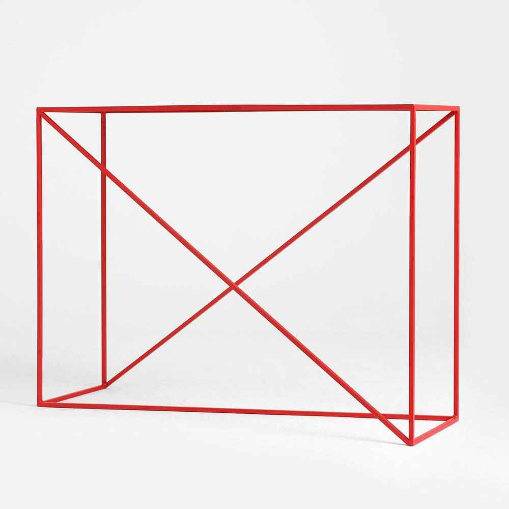 Credenza MEMO METAL 100 rosso