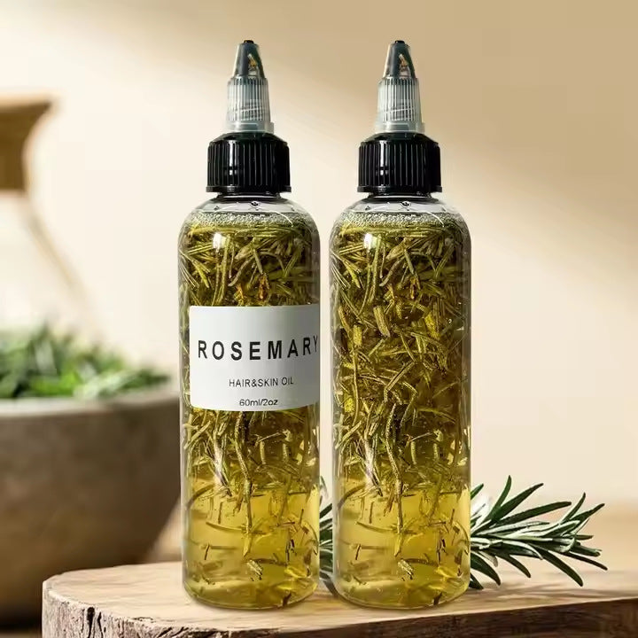 Miscela di oli essenziali per la cura naturale dei capelli