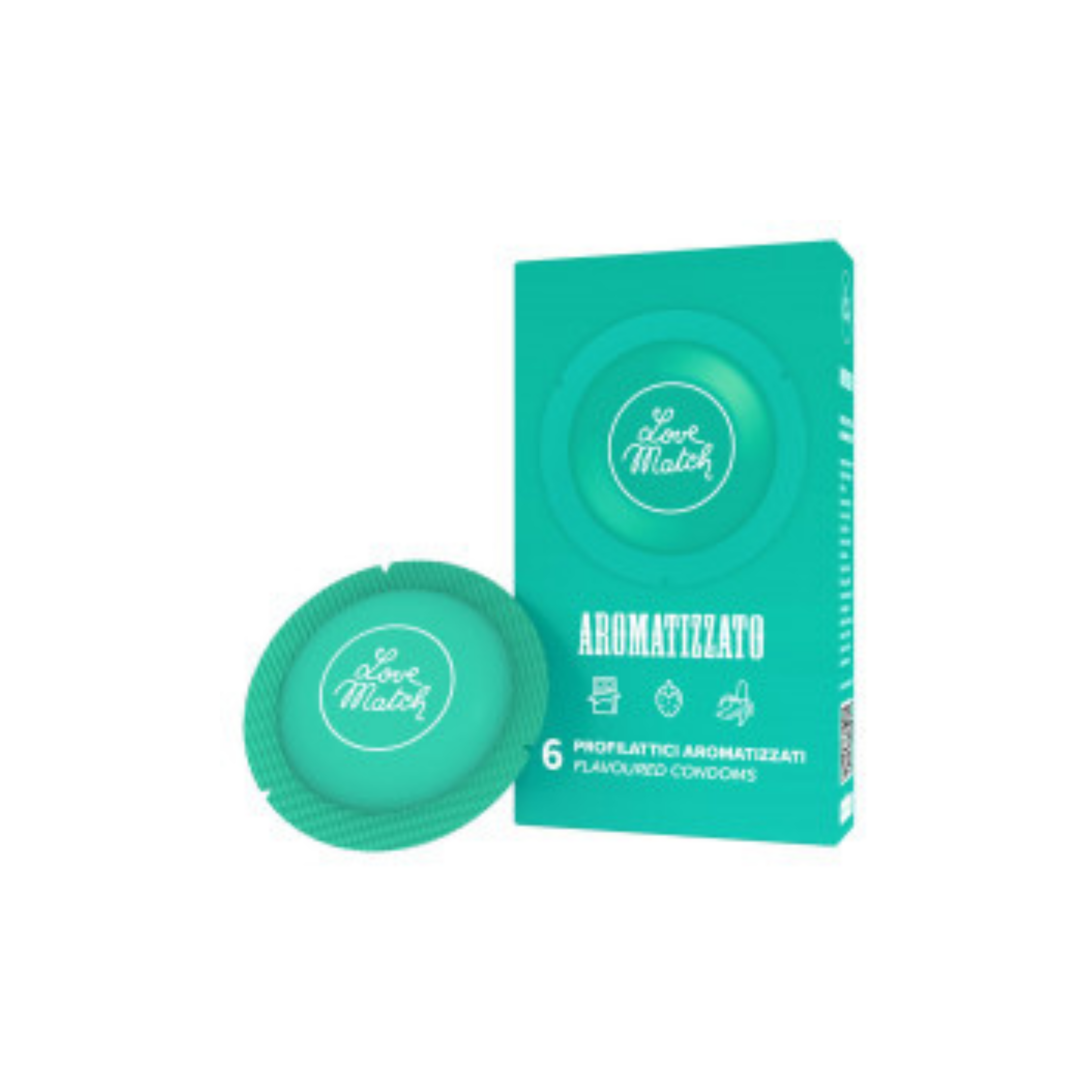 Profilattico Love Match Aromatizzato 6 pezzi- Confezione da 24 pezzi