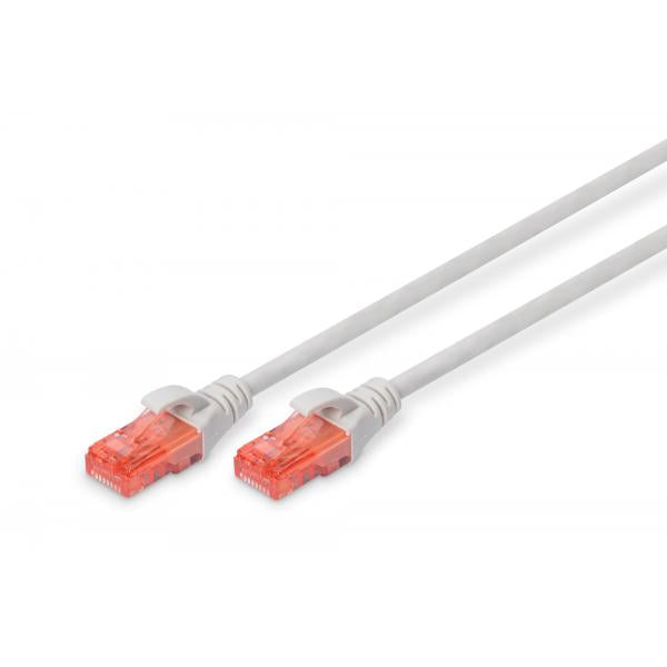 Digitus CAT 6 - U-UTP patch cord - PVC AWG 26/7 - length 2 m - Grey [DK-1612-020]
