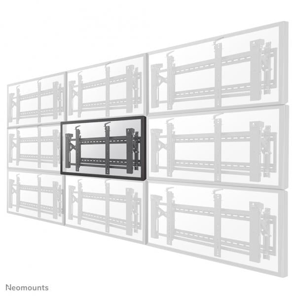 Neomounts LED-VW2000BLACK Supporto videowall da parete 32-75" - Pop-out - max 70 kg [LED-VW2000BLACK]