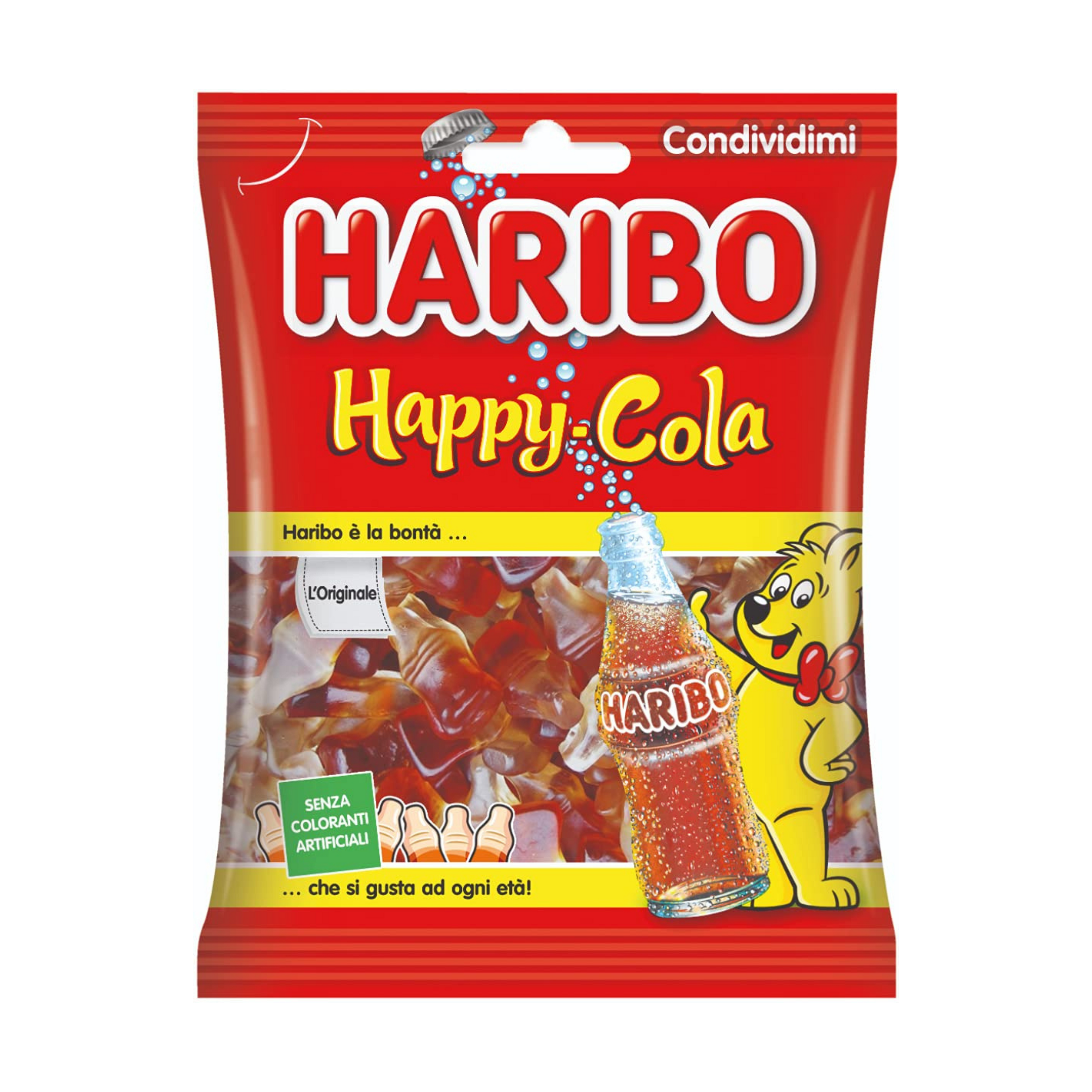 Haribo Happy Cola 90gr - Confezione da 30 pezzi