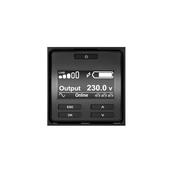 APC SRT2200RMXLI-NC gruppo di continuità (UPS) Doppia conversione (online) 2,2 kVA 1980 W 12 presa(e) AC [SRT2200RMXLI-NC]