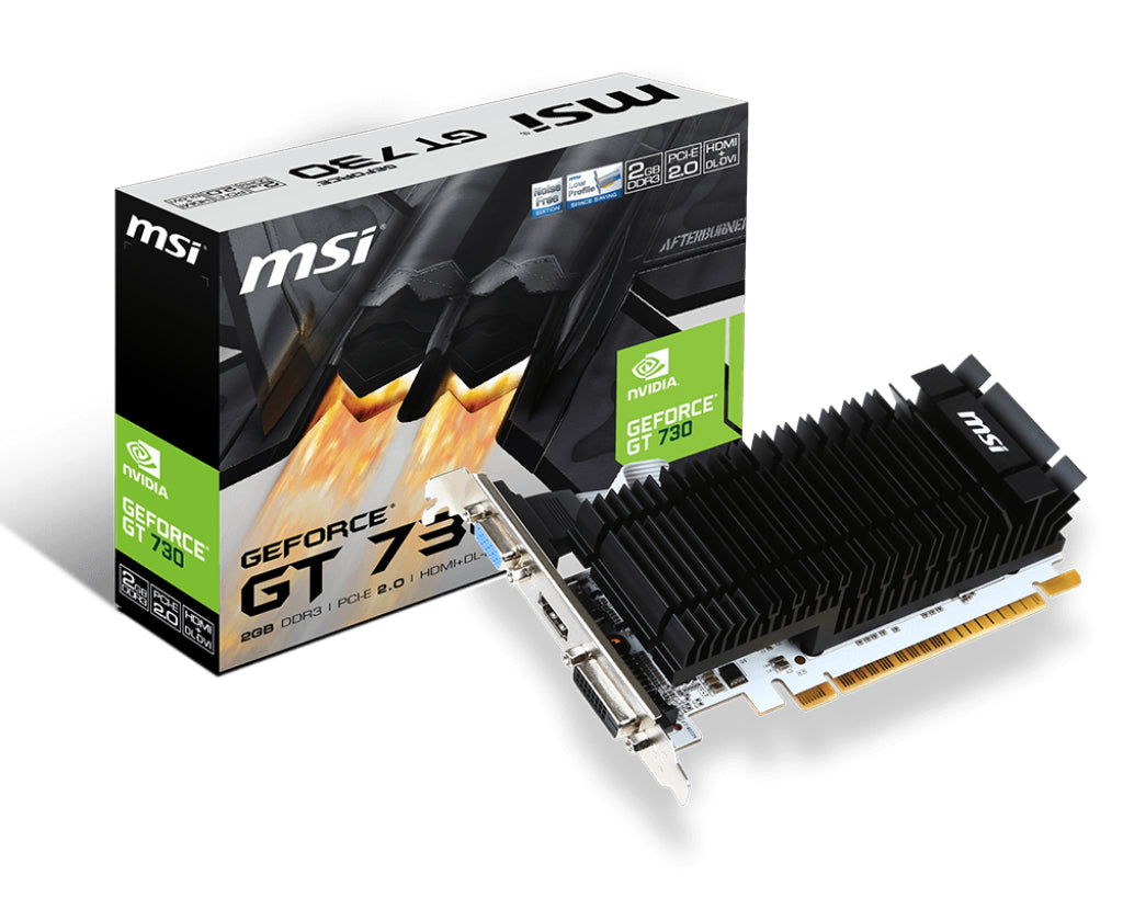 MSI GT 710 2GD3H LP scheda video NVIDIA GeForce GT 730 2 GB GDDR3 [GT7102GD3HLP]