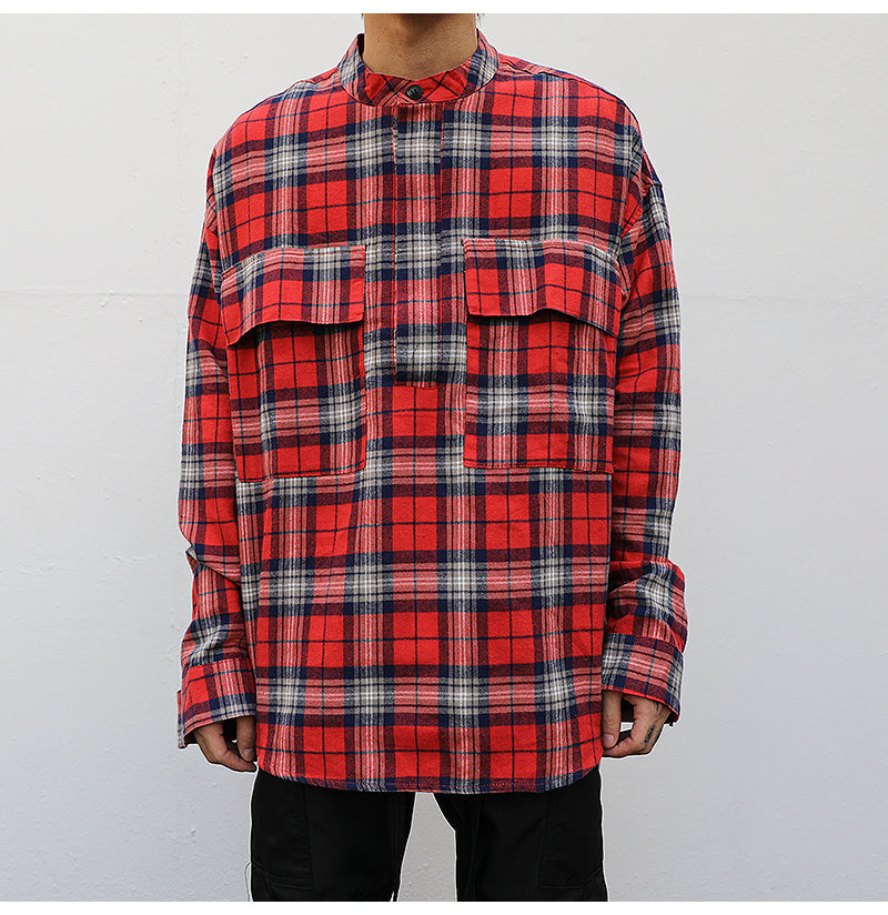 Camicia da uomo in morbida flanella, modello Essential