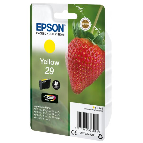 EPSON CART. INK GIALLO SERIE FRAGOLA [C13T29844012]