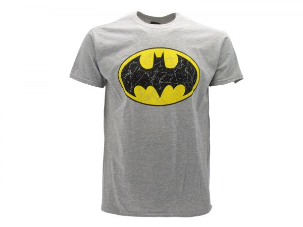 BATMAN  LOGO VINTAGE  T-shirt  M  grigia