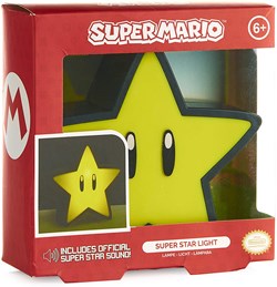PALADONE NINTENDO SUPER MARIO  SUPER STAR  LAMPADA CON SUONI  USB