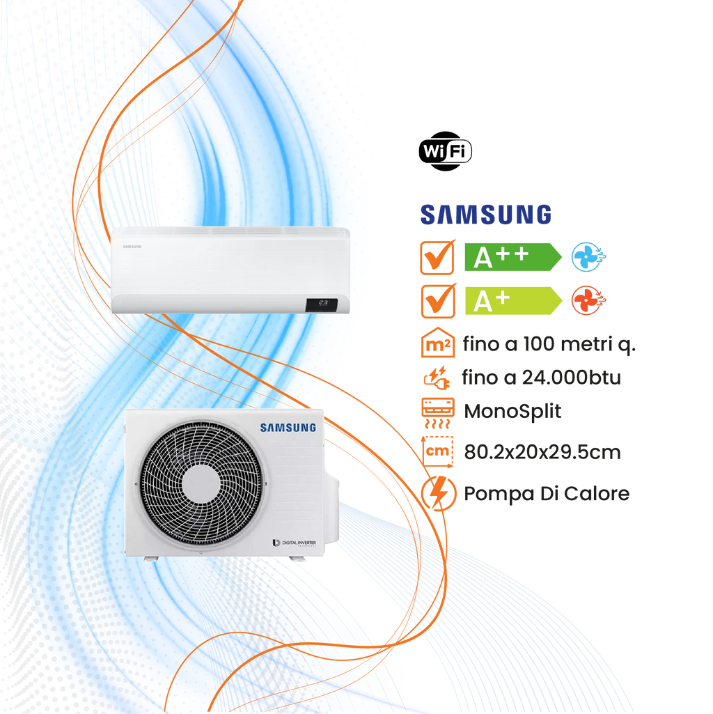 Climatizzatore Samsung Cebu Inverter R-32 WiFi