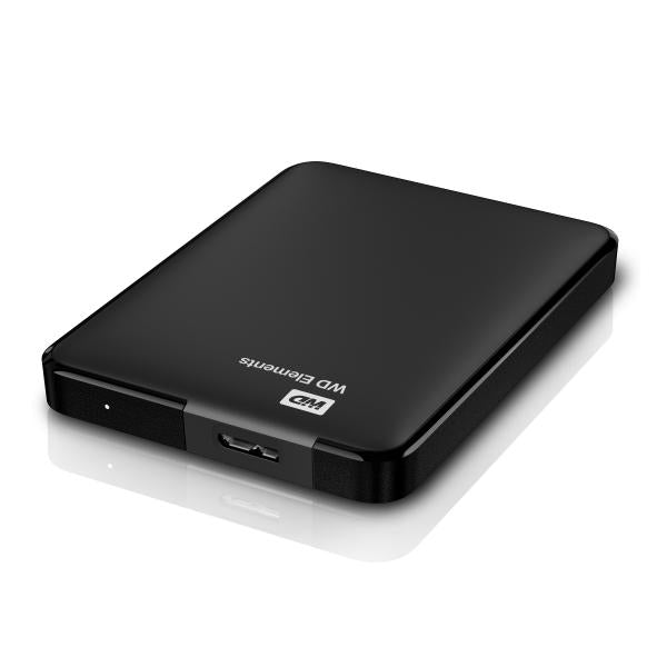 Western Digital WD Elements Portable disco rigido esterno 1 TB 2.5" Micro-USB B 3.2 Gen 1 (3.1 Gen 1) Nero [WDBUZG0010BBK-WESN]
