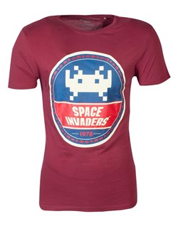 DIFUZED SPACE INVADERS  ROUND INVADER  T-shirt  S  ROSSA