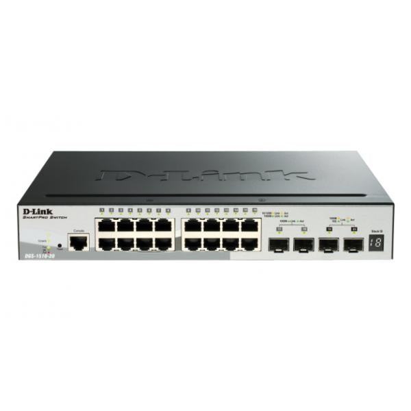 D-LINK SWITCH 52 PORTE GIGABIT POE MANAGED, INCLUDE 4 PORTE 10G SFP+ [DGS-1510-52XMP]