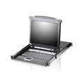 Aten 8-Port 17" LCD KVM Switch (USB - PS/2 VGA) with USB Peripheral port TASTIERA ITALIANA [CL5708M-ATA-ITG]