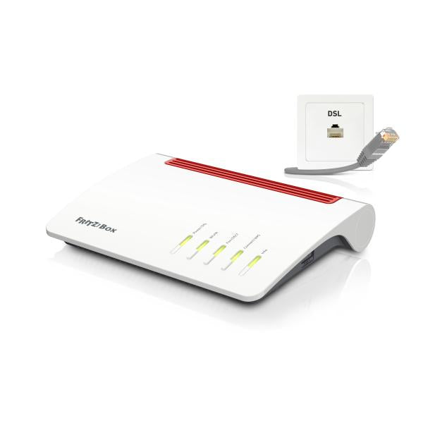 AVM FRITZ!Box 5690 Pro BASE Modem router WiFi 7, 6Ghz band, 2.5Gbit LAN/WLAN Zigbee e DECT [20003059]