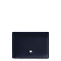 Montblanc portafoglio continental nano Soft blu notte 198752