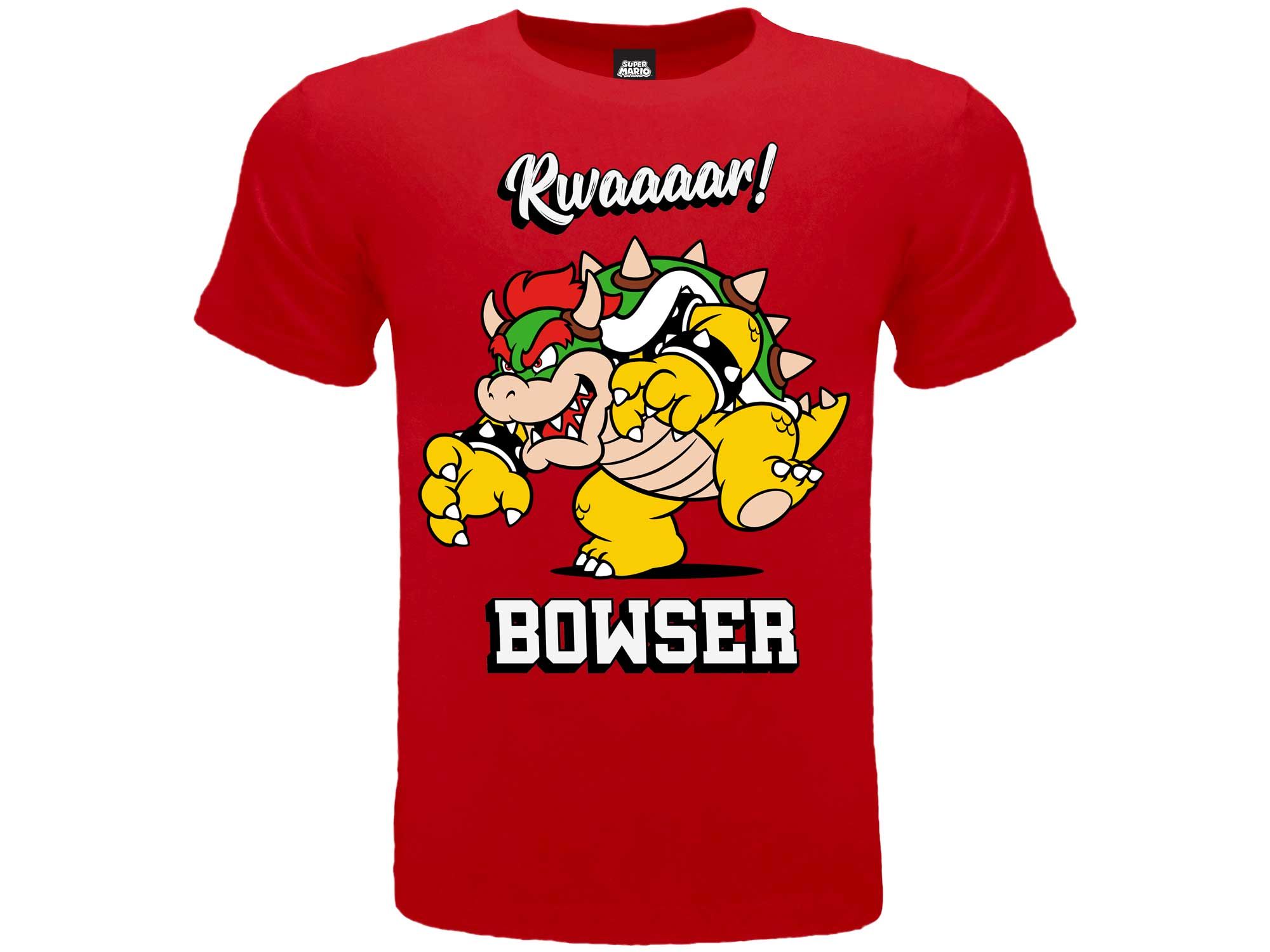 NINTENDO SUPER MARIO BOWSER  T-shirt 12/13  red