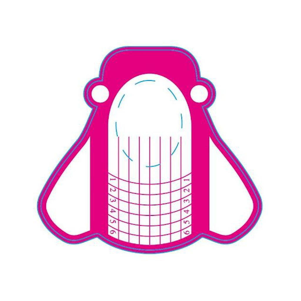 Aurore - Forme Adesive Per Ricostruzione Unghie - Basic Fly 500 pz