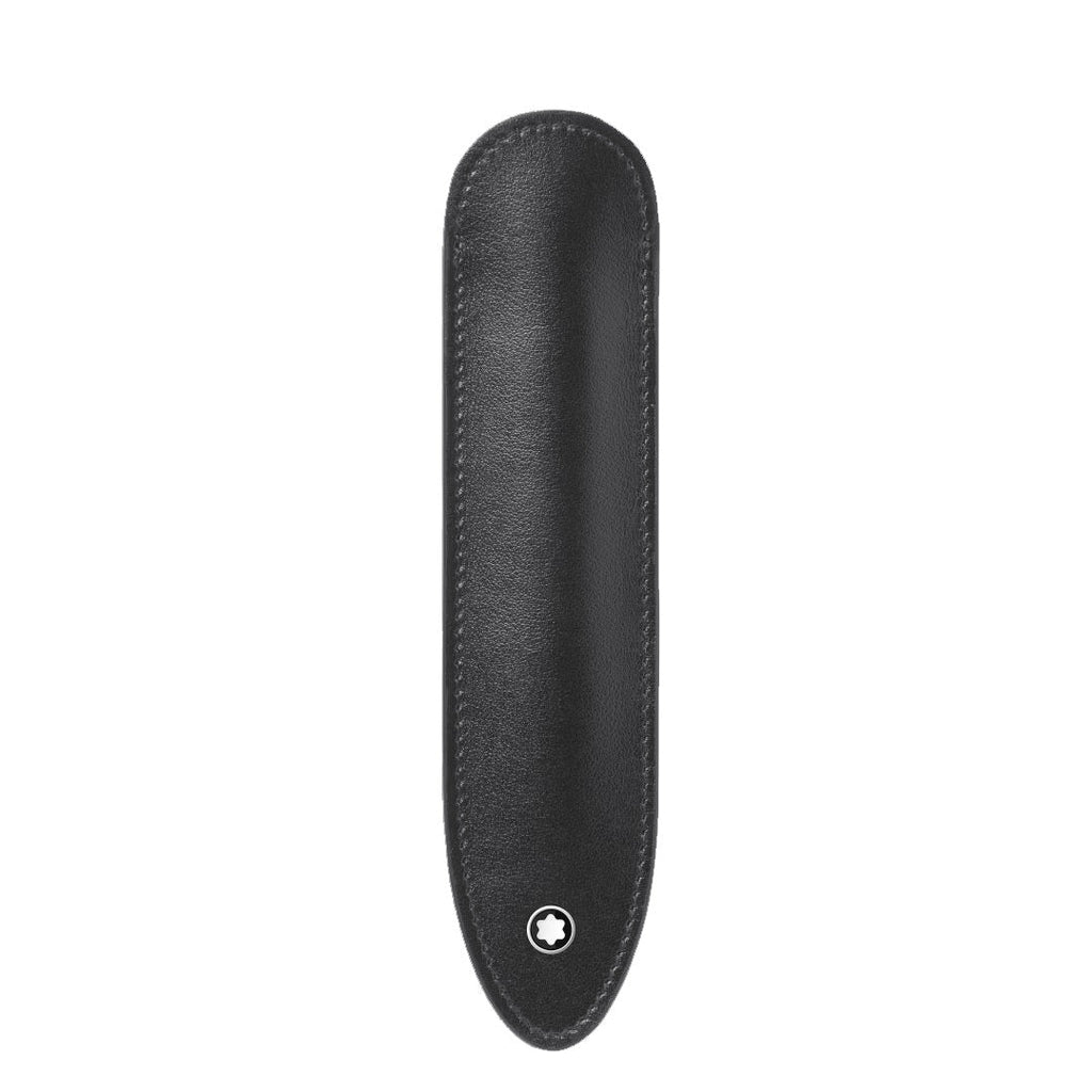 Montblanc astuccio per 1 strumento da scrittura Meisterstück nero 198338