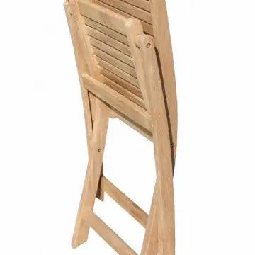 Sedia pieghevole Mirage in teak marrone Dimensioni: cm 42 x 51 x 85 h