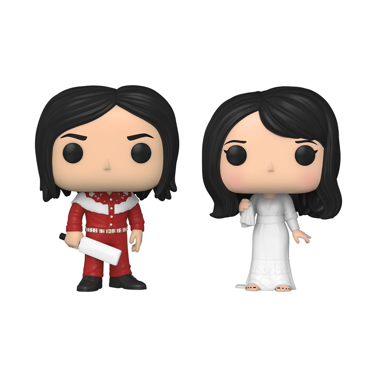 FUNKO POP  Rocks: The White Stripes - Jack White & Meg White 2 Pack 9 cm