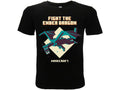 MINECRAFT - "Fight the ender dragon" T-shirt 14/15 anni nera
