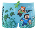 MINECRAFT : AGGIORNAMENTO ACQUATICO STEVE ED ALEX - COSTUME DA BAGNO BOXER 10 ANNI (140cm)