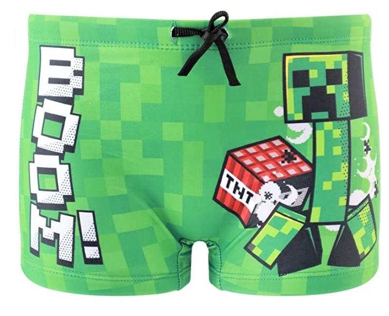 MINECRAFT: BOOM TNT - COSTUME DA BAGNO BOXER 6 ANNI (116cm)