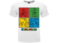 NINTENDO SUPER MARIO : PERSONAGGI T-SHIRT BIANCA 14/15 ANNI