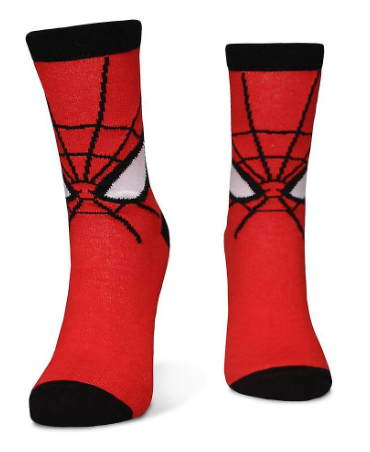 DIFUZED MARVEL SPIDER MAN : Calzini maschera unisex (35/38)