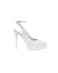 DECOLLETE SLINGBACK AVORIO CON CINTURINO