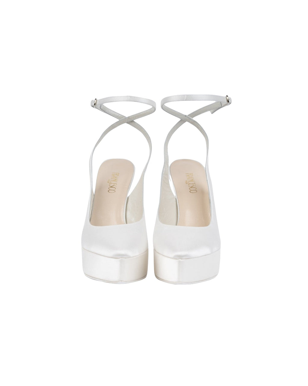 DECOLLETE SLINGBACK AVORIO CON CINTURINO