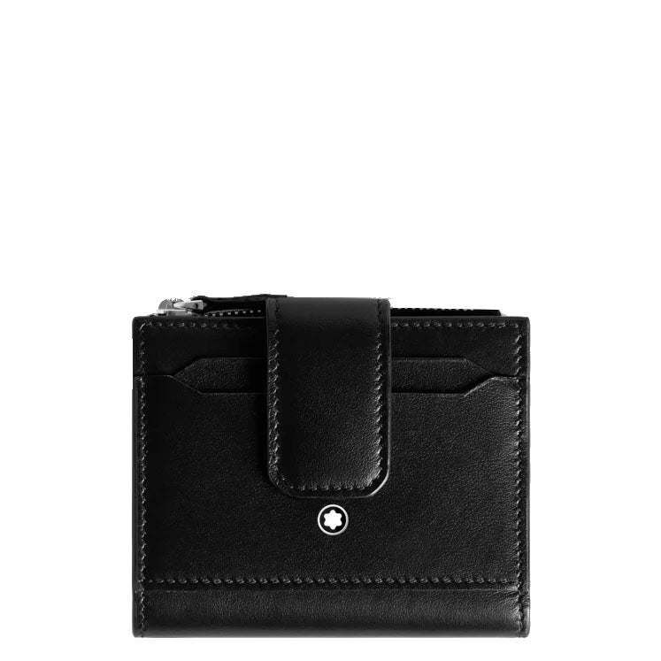 Montblanc portafoglio soft mini 6 scomparti nero 198749