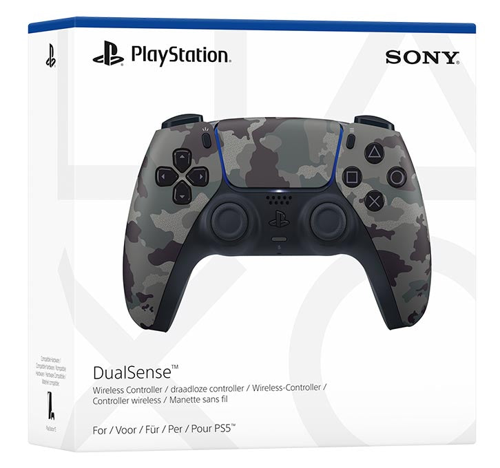 SONY PlayStation 5 Controller Wireless DualSense Grey Camo