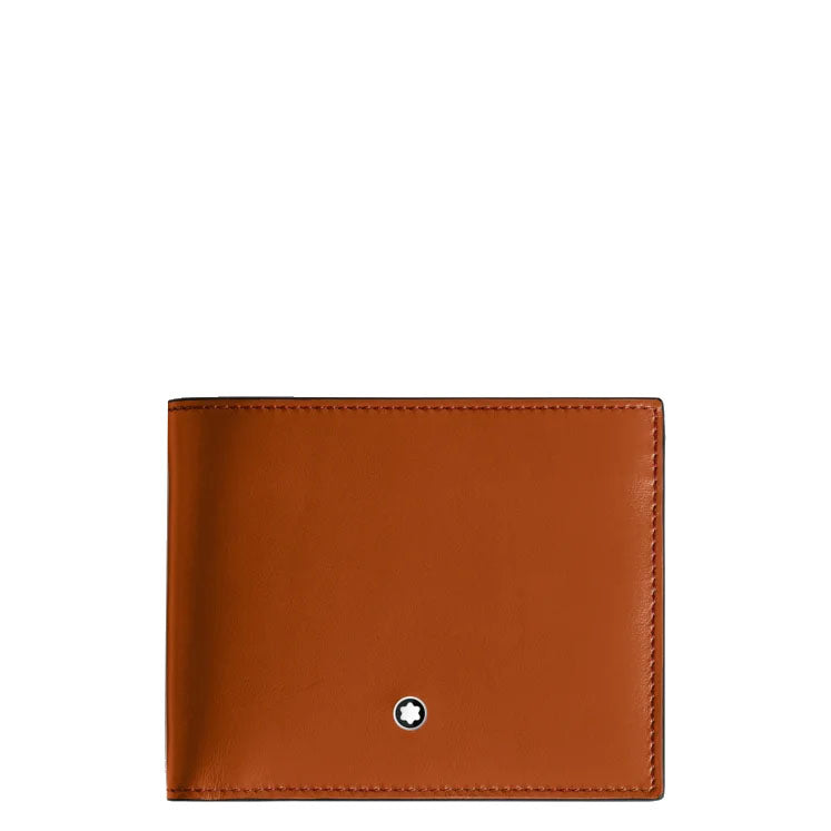 Montblanc portafoglio Meisterstück 6 scomparti ruggine 198806