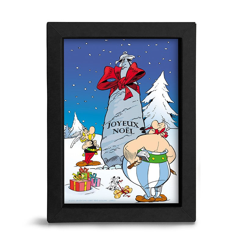 ABYSTYLE ASTERIX & OBELIX - Quadro: "Joyeux Noel " 15x20cm