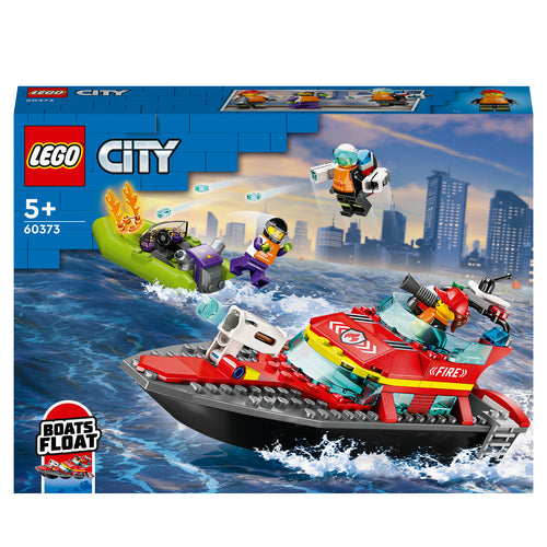 LEGO 60373 Barca di soccorso antincendio