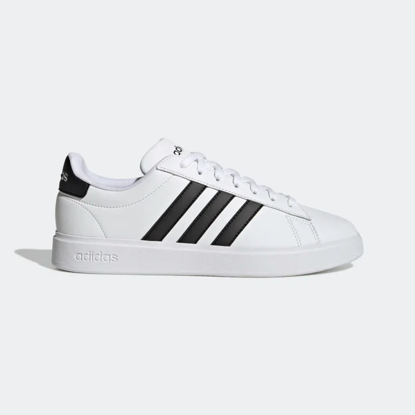 Adidas scarpa sneakers da uomo Grand Court 2.0 GW9195 bianco-nero