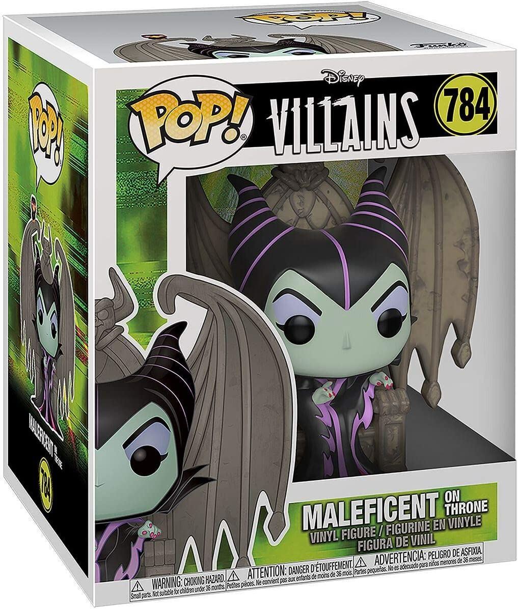 FUNKO POP  Disney: Deluxe Villains - 784 Maleficent In Throne 15cm  (scatola danneggiata)