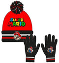 SUPER MARIO  SET BERRETTO + GUANTI  4-5 ANNI