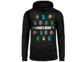 MINECRAFT  PERSONAGGI  FELPA  M  NERA