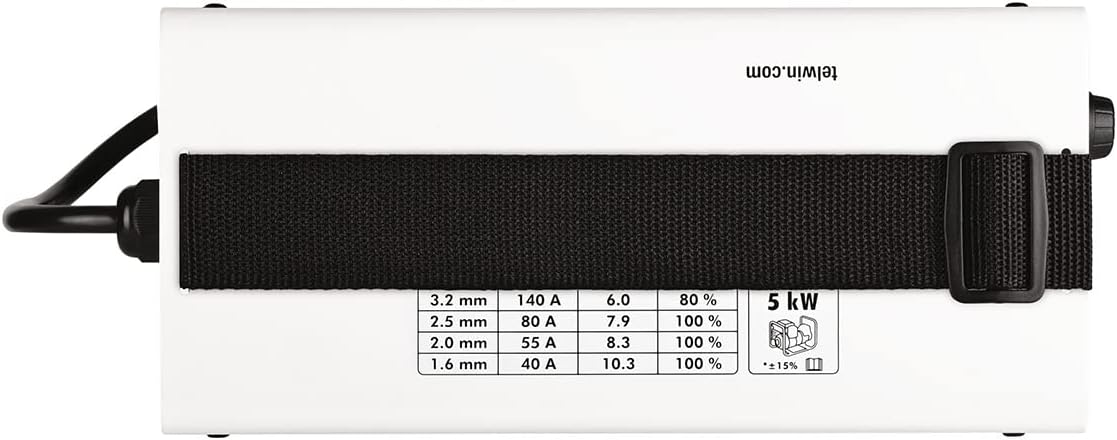 Saldatrice Inverter Telwin T-ARC 150/160A - Leggera, con Accessori